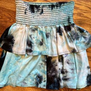 PixieLane smocked tie dye skirt sz 14 works for kids and small adults!
